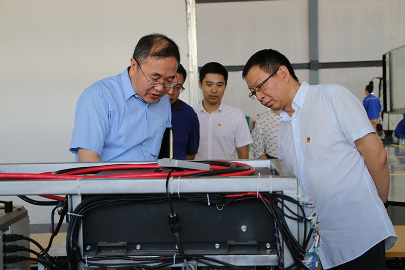 武汉市东西湖区区委常委组织部部长段红波考察氢阳能源